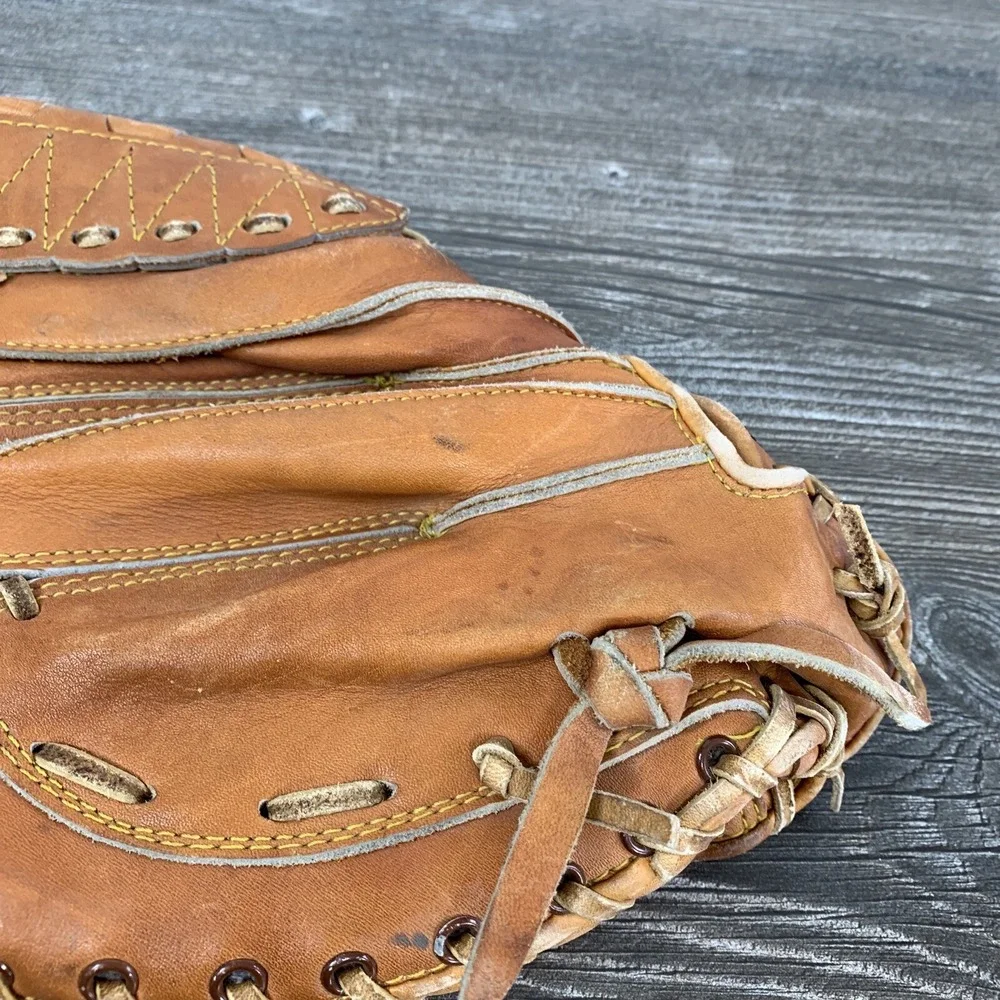 All Pro KMart Top Grain Leather Baseball Glove FB-77-1000 RHT VTG